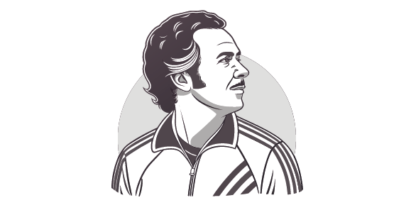 وکتور EPS بازیکن فوتبال بکن‌باوئر